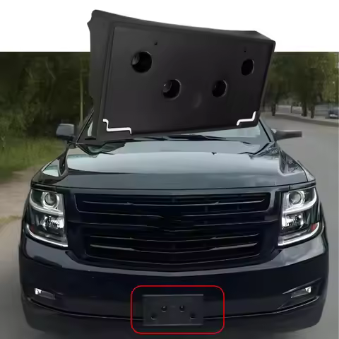 Front Bumper License Plate Mounting Holder Bracket 23235997 GM1068193 For Chevrolet Tahoe Suburban 3