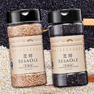 SesaOle Light Roasted Sesame Seeds (105g) Style Optional No Added Vegan Cooked Condiments [Small San