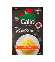 Gallo Risotto Perfetto Four Saffron กาโล่ ข้าวริซอสโต้ผสมแซฟฟรอน 175g.