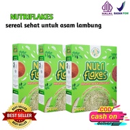 PAKET 3BOX NUTRIFLAKES SEREAL UMBI GARUT OBAT ASAM LAMBUNG MAAG INFEKSI SALURAN PENCERNAAN GERD MUAL