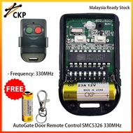 AutoGate Door Remote Control SMC5326 330MHz Auto Gate Wireless Remote