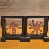 Vintage Toy – Kinnikuman Keshi Figure Set (Akuma Shogun & Ashuraman, 1980s Japan Original, M.U.S.C.L