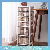 【Global】Office Drawer Storage Cabinet Removable Multi-layer File Cabinet Household Storage Cabinet with Wheels