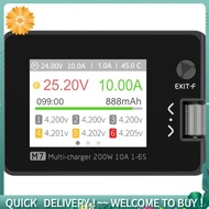 For 1-6S Lipo Battery Receiver LCD IPS Balanced Lithium Battery Charger