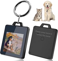 Smart Pet Tag with E-Ink Screen – Personalized Info & Image Display – Waterproof, Durable, No Subscr