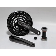 Shimano DEORE T6010 Crankset 170MM 3x10Speed Chainring 48T-36T-26T HOLLOWTECH II Trekking Crankset 3