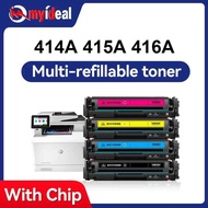 1ชิ้นพร้อมชิป414A 415A 416A W2030A W2020A หมึกพิมพ์ W2040A สำหรับสี LaserJet Pro M455 M454 M479 M454