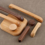 Kabinet Dapur Walnut Beech Kayu Pepejal Mengendalikan Tombol Bulat Laci Menarik Tombol Pintu Perabot