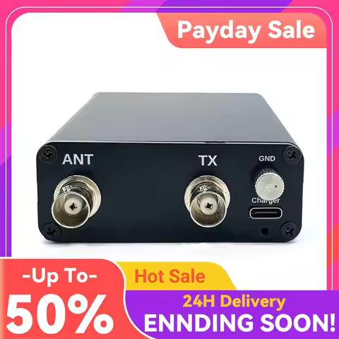 ATU-10 Automatic Antenna Tuner 1-15W Antenna Automatic Tuner 1.8-50MHz 0.91 Inch OLED Display