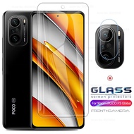 2 in 1 camera lens protector for xiaomi poco f3  Redmi K40 Pro plus  tempered glass safety protective glass poco f3 6.67'' screen protector tempered glass film