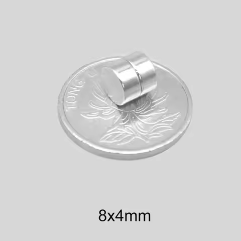 8x4 mm Round Strong Magnet 8mm x 4mm For Home Refrigerators, Offices DIY 8x4mm 8*4mm