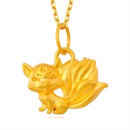 Mini Charm Nine-Tailed Fox 9-Tailed Fox Lord Pipa, Son-Gold 24Carat9999 - Shop Pro mix handmade