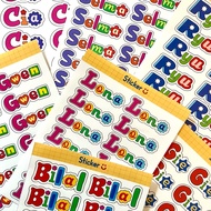 (Custom) 1 Word Name Sticker