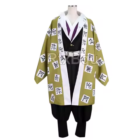 Gyomei Himejima Anime Cosplay Costume Japanese Kimono Halloween Party Customized