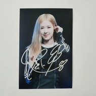 極珍貴 韓國女團 Blackpink Rose 親筆 簽名 宣傳品 激罕 值得收藏