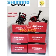 SHIMANO SIENNA FG JAPAN BRAND SPINNING FISHING REEL500 / 1000 / 2000 / 2500 / C3000 / 4000