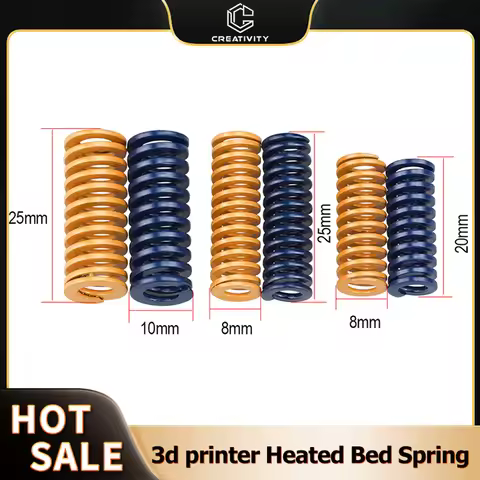 3d printer Heated Bed Spring For Heated bed Leveling Extruder strong spring 8x20 8x25 10x20 10x25 Le