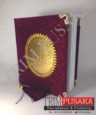 Best Seller Buku Yasin Hard Cover Bludru Merah Majmu Syarif