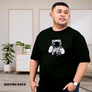 JUMBO T-SHIRTS FOR MEN, ASTRONAUTS T-SHIRTS, BIGSIZE DISTRO ML XL 2XL 3XL 4XL 5XL 6XL COTTON COMBED 