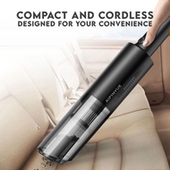 👍👍 Portable Wireless Mini Car Vacuum Cleaner 6000Pa Powerful 120W Rechargeable HEPA Filter Penyedut 