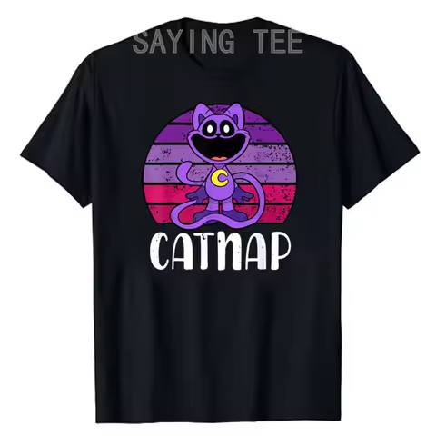 Hi Cats Nap Lover Tee Funny Cat Gift Men Womens Kids T-Shirt Cute CatNap Kitty Graphic Outfits Y2k T