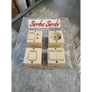 (OUTBOX SOCKET SWITCH HOLE) Wall plug light socket Plug Socket