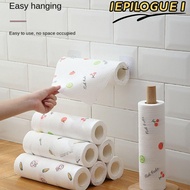 IEPILOGUE1 1Roll/400Sheets Disposable Lazy Cleaning Rags, Degreased Non-woven Fabric One-Time Dishcl