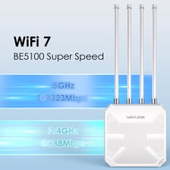 WAVLINK WiFi 7 Outdoor Long Range Router Dual Band BE5100 Mesh Router IP67 Waterproof & Dustproof 15