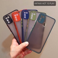INFINIX HOT 10 PLAY SOFT CASE MATTE COLORED FROSTED