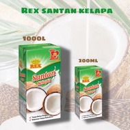 REX COCONUT MILK/ SANTAN KELAPA 200ML/ 1000ML