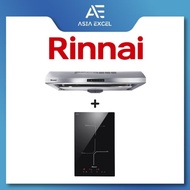 Rinnai RH-S259-SSR-T Slimline Hood + RINNAI RB-3012H-CB 2 ZONE INDUCTION HO