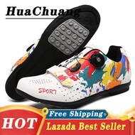 [NEW ARRIVAL] HUACHUANG 2021 New Cycling Shoes for Men and Women Road Bike Shoes Men Casual Rubber Outdoor Sports Sneakers Cleats Shoes Cycling Shoes Mtb Sale Cycling Shoes Mtb Shimano