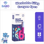 Mideer Washable Silky Crayon 6pcs Safe Crayons Body Face Painting Washable Crayons 6 colors