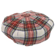 Gucci 格紋 432172 羊毛/聚酯RED貝雷帽 0710 [二手] 成色極佳 GUCCI