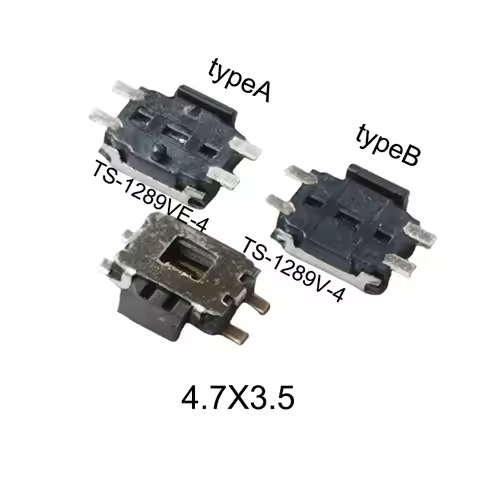 Tape Packing 20PCS 4.7X3.5 Momentary Tactile Button Push Button 12V Reset Button Switch 4Pin SMD Mid