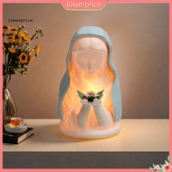 {lowerprice}  Blessed Mother Blue Veil Night Light Mary Night Light Resin Table Lamp Praying Blessed