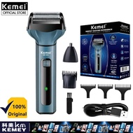 Kemei KM-1433 Máy cạo râu lông mũi tông đơ thiết lập chuyên nghiệp 3 trong 1 râu dao cạo Máy cạo râu