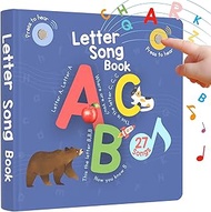 Learning Bugs Interactive Letter Song Book for 1 Year olds – 26 Alphabet Songs, Nursery Rhyme Tunes,