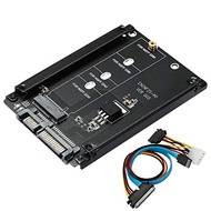 BEYIMEI M.2 NGFF to SATA Adapter Card, B-M Key, Supports 2230, 2242, 2260, 2280mm M.2 SSDs