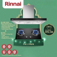 Rinnai Cooker Hood (90cm) RH-C95F-SSVR + Built-in Gas Hob 4.5kW (78cm) RB-782G