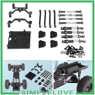 [Simple] 1/12 RC Upgrades Kit Servo Mount Spare Part Aluminum Alloy Shock Absorber Tie Rod Mount for