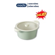 Genuine high-quality inochi non-stick stone pot 20, 24 cm, monolithic cast aluminum stone pot, antib