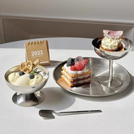 304 Stainless Steel Pudding Cup Hotel Restaurant Ice Cream Ice Cream Cup Bar Dessert Pudding Fruit S