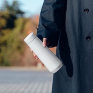 CROSSPACE Diamond 純鈦保溫瓶-L 470ml (共三色)/ 漣漪白