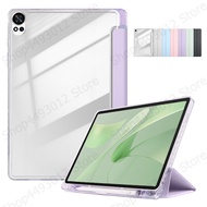 For Huawei Matepad 12x Case Trifold Acrylic Clear Hard Back Stand Tablet Funda For MatePad 12x Huawe