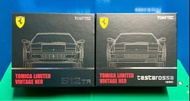 Tomytec Tomica Limited Vintage Neo Ferrari Testarossa (Black)  /  Ferrari 513TR (Black)