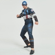 [Ready Stock] Halloween Costume cosplay Iron Man Hero Spiderman Thor Captain America Adult Muscle Co