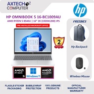 HP OmniBook 5 16-bc1009AU 16" 2K Laptop Glacier Silver ( R5-8540U, 16GB, 512GB SSD, ATI, W11P, HS+M3