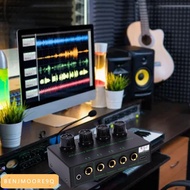BENJMOORE9Q Stereo Headphone Amplifier, Auditory Cables Included 6.35mm Output 4 Channel Headphone A