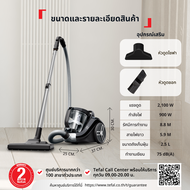 [สินค้าใหม่]เครื่องดูดฝุ่นแบบกล่องไร้ถุงเก็บฝุ่น Compact Power XXL รุ่น TW4B75EA และ TW4B25EA